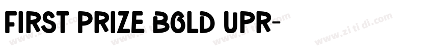 First Prize Bold Upr字体转换